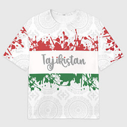 Мужская футболка оверсайз Таджикистан