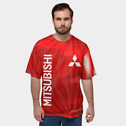 Футболка оверсайз мужская MITSUBISHI, цвет: 3D-принт — фото 2
