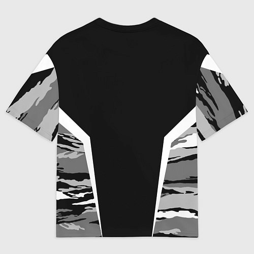 Мужская футболка оверсайз Камуфляж Владимир / 3D-принт – фото 2