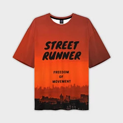 Мужская футболка оверсайз Street runner