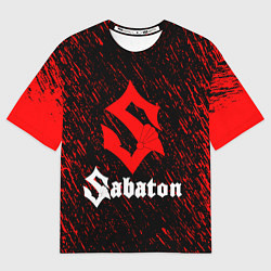Мужская футболка оверсайз Sabaton