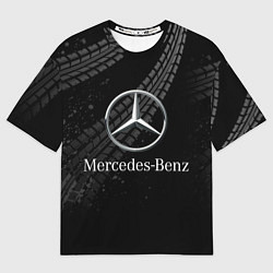 Футболка оверсайз мужская MERCEDES, цвет: 3D-принт