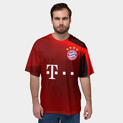 Футболка оверсайз мужская BAYERN MUNCHEN, цвет: 3D-принт — фото 2