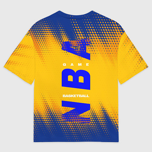 Мужская футболка оверсайз Golden State Warriors / 3D-принт – фото 2