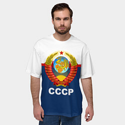 Футболка оверсайз мужская СССР, цвет: 3D-принт — фото 2