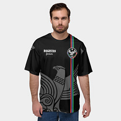Футболка оверсайз мужская Dagestan forever, цвет: 3D-принт — фото 2