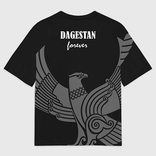 Мужская футболка оверсайз Dagestan forever / 3D-принт – фото 2