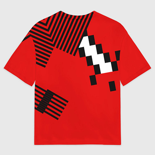 Мужская футболка оверсайз Форма сборной по футболу 1991 / 3D-принт – фото 2