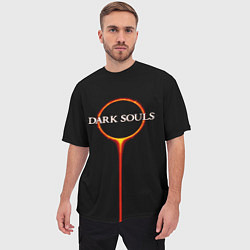 Футболка оверсайз мужская Dark Souls, цвет: 3D-принт — фото 2