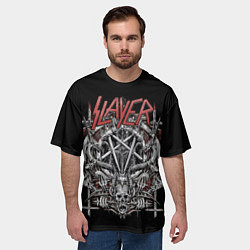 Футболка оверсайз мужская Slayer, цвет: 3D-принт — фото 2