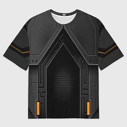 Футболка оверсайз мужская Броня робота, цвет: 3D-принт