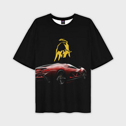 Мужская футболка оверсайз Lamborghini - motorsport
