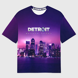Футболка оверсайз мужская Detroit Become Human S, цвет: 3D-принт