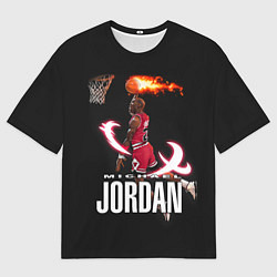 Футболка оверсайз мужская MICHAEL JORDAN, цвет: 3D-принт