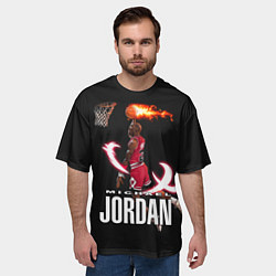 Футболка оверсайз мужская MICHAEL JORDAN, цвет: 3D-принт — фото 2