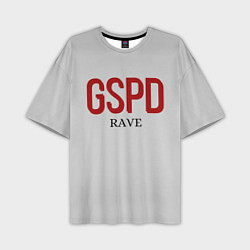 Мужская футболка оверсайз GSPD rave