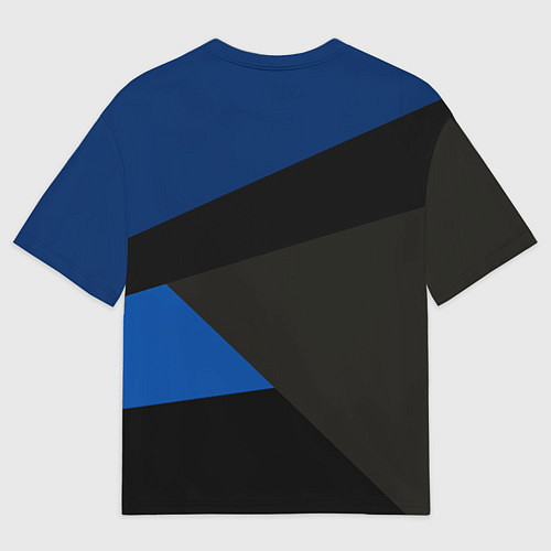 Мужская футболка оверсайз INTER EXLUSIVE / 3D-принт – фото 2