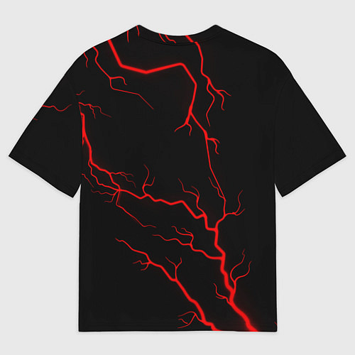 Мужская футболка оверсайз AC DС / 3D-принт – фото 2
