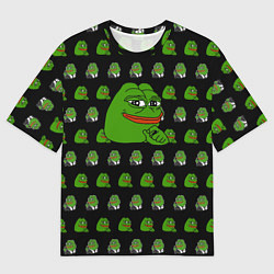 Футболка оверсайз мужская Frog Pepe, цвет: 3D-принт