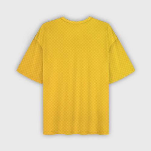 Мужская футболка оверсайз Hufflepuff / 3D-принт – фото 2