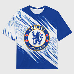 Футболка оверсайз мужская Chelsea, цвет: 3D-принт