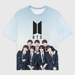 Мужская футболка оверсайз BTS