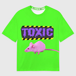 Мужская футболка оверсайз Toxic