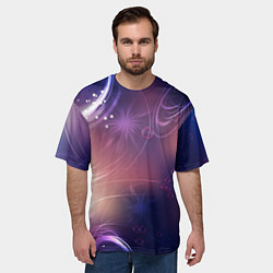 Футболка оверсайз мужская Абстракция, цвет: 3D-принт — фото 2