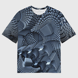 Футболка оверсайз мужская Геометрия, цвет: 3D-принт