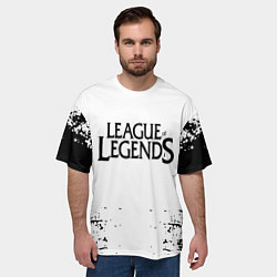 Футболка оверсайз мужская League of legends, цвет: 3D-принт — фото 2