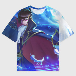 Футболка оверсайз мужская Лелуш Ламперуж, цвет: 3D-принт