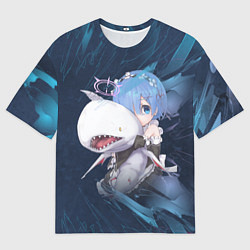 Футболка оверсайз мужская Re: Zero Жизнь с нуля, цвет: 3D-принт