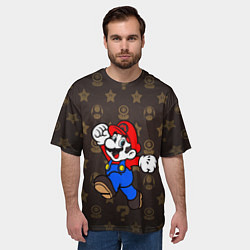 Футболка оверсайз мужская Mario, цвет: 3D-принт — фото 2