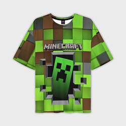 Мужская футболка оверсайз Minecraft