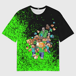 Мужская футболка оверсайз Minecraft