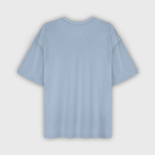Мужская футболка оверсайз Голодный котейка / 3D-принт – фото 2