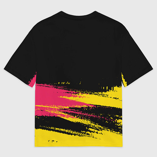 Мужская футболка оверсайз BARCELONA БАРСЕЛОНА / 3D-принт – фото 2