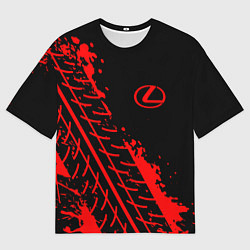 Футболка оверсайз мужская LEXUS ЛЕКСУС, цвет: 3D-принт