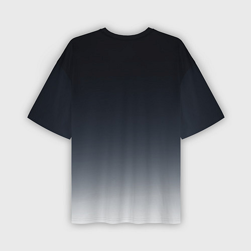 Мужская футболка оверсайз Градиент / 3D-принт – фото 2