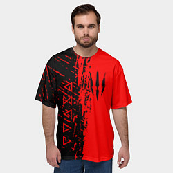Футболка оверсайз мужская ВЕДЬМАК, цвет: 3D-принт — фото 2