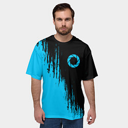 Футболка оверсайз мужская PORTAL ПОРТАЛ, цвет: 3D-принт — фото 2