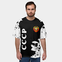 Футболка оверсайз мужская СССР USSR, цвет: 3D-принт — фото 2