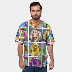 Футболка оверсайз мужская Buzova pop-art, цвет: 3D-принт — фото 2