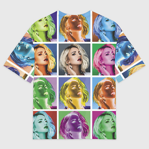 Мужская футболка оверсайз Buzova pop-art / 3D-принт – фото 2