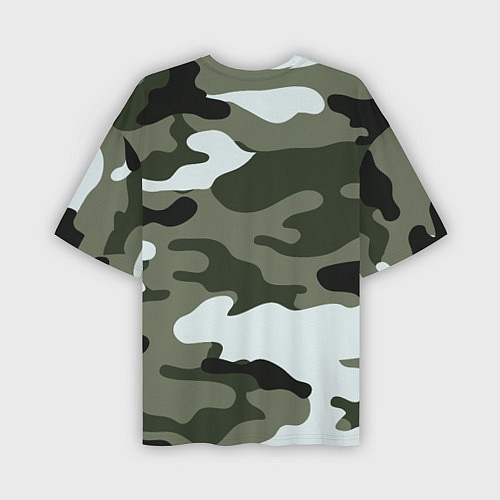 Мужская футболка оверсайз Camouflage 2 / 3D-принт – фото 2