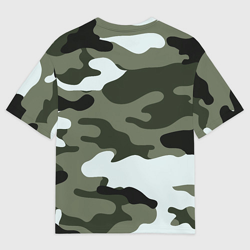 Мужская футболка оверсайз Camouflage 2 / 3D-принт – фото 2
