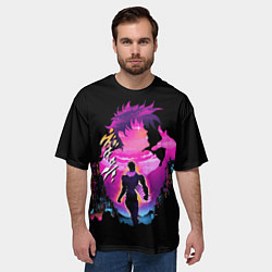 Футболка оверсайз мужская JoJo’s Bizarre Adventure, цвет: 3D-принт — фото 2