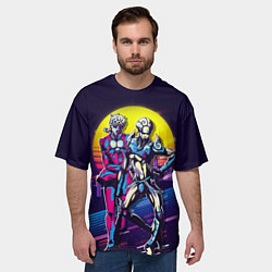 Футболка оверсайз мужская JoJo’s Bizarre Adventure, цвет: 3D-принт — фото 2
