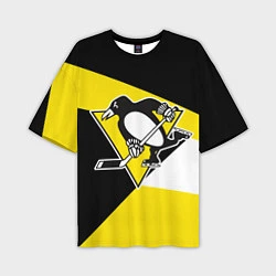 Футболка оверсайз мужская Pittsburgh Penguins Exclusive, цвет: 3D-принт