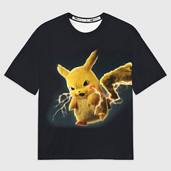 Футболка оверсайз мужская Pikachu Pika Pika, цвет: 3D-принт